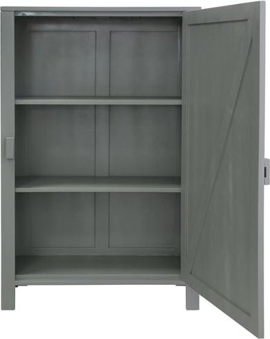 Hk Living Schrank 1 Tur Mangoholz Armeegrun Designwohnen De